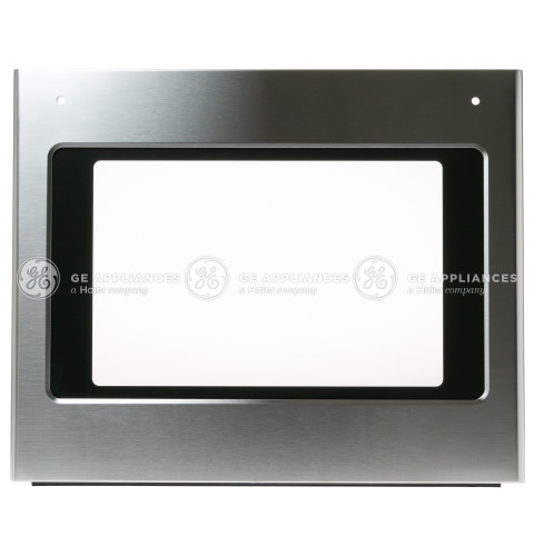 STAINLESS STEEL DOOR TRIM AND GLASS ASSEMBLY