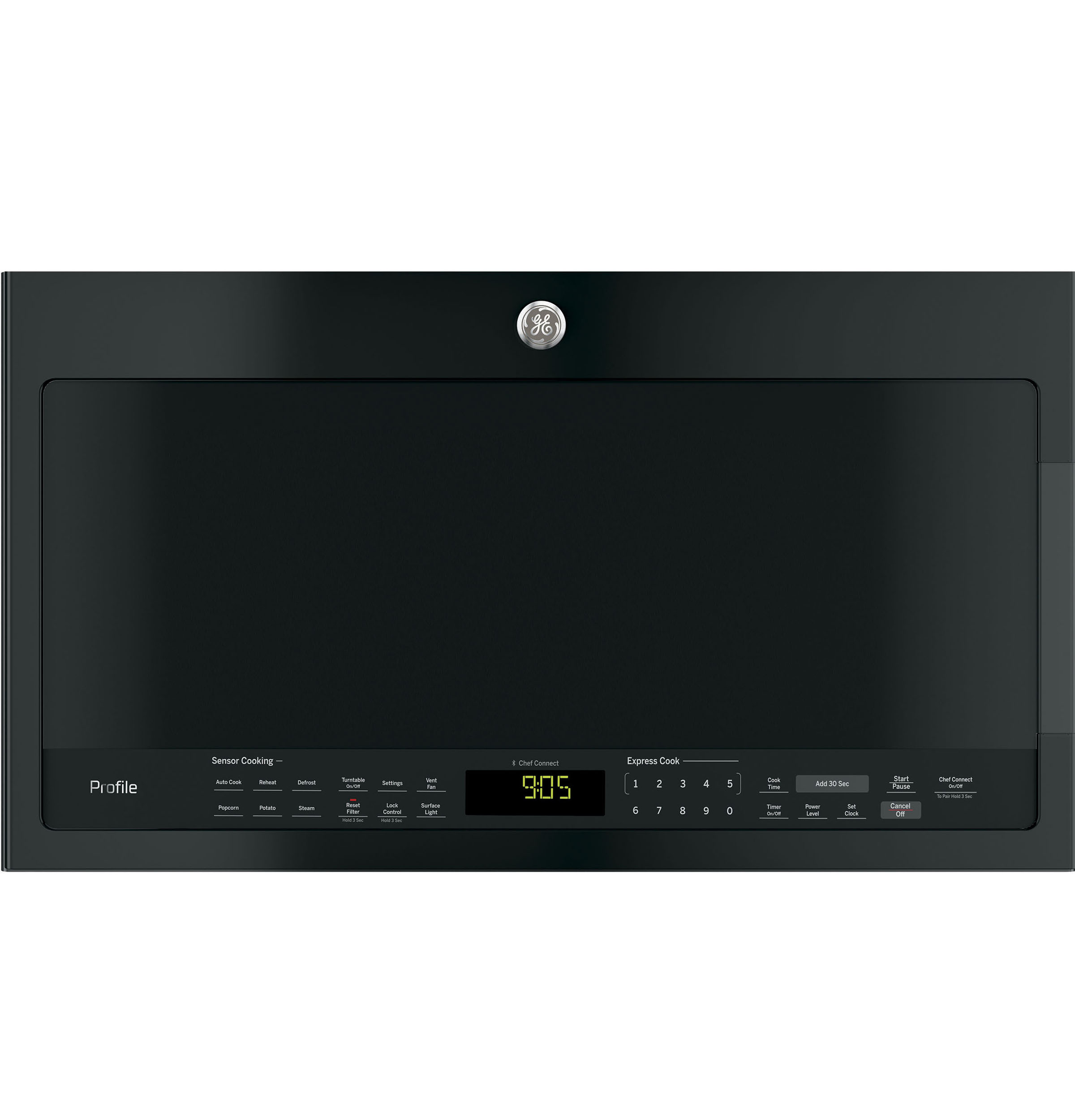 GE Profile™ Series 2.1 Cu. Ft. Over-the-Range Sensor Microwave Oven