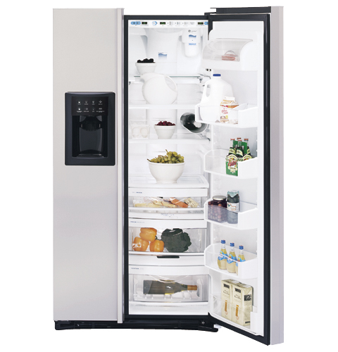 GE Profile Arctica CustomStyle™ ENERGY STAR® 22.6 Cu. Ft. Stainless Side-By-Side Refrigerator