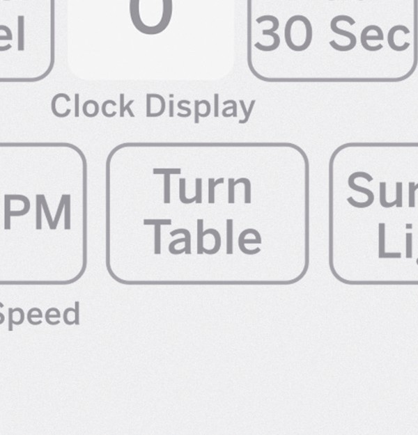 Turntable On/Off