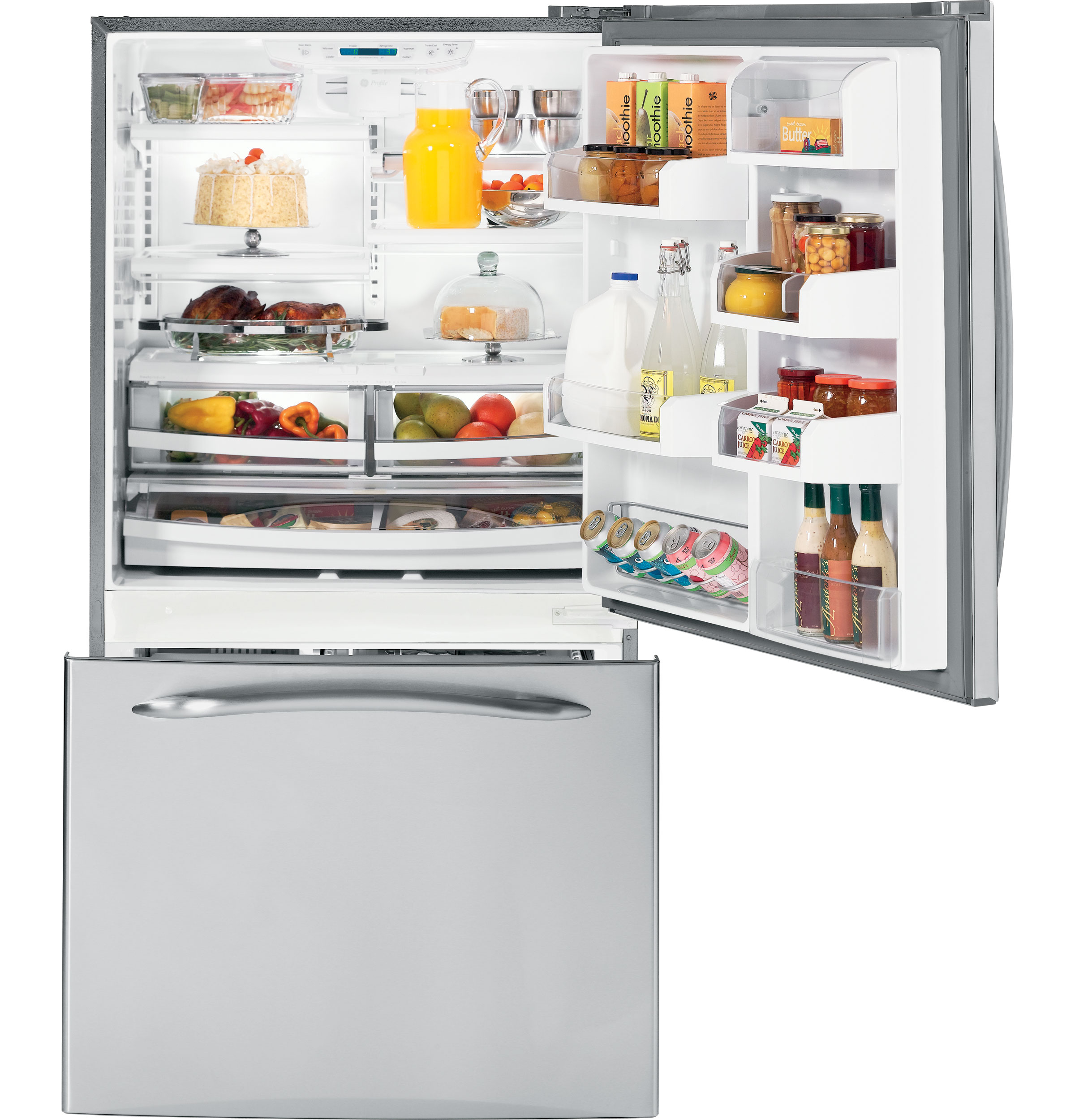 GE Profile™ ENERGY STAR® Counter-Depth 20.9 Cu. Ft. Full-Door Refrigerator