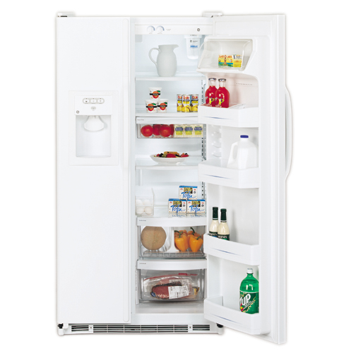 GE® 21.8 Cu. Ft. Side-By-Side Refrigerator with Dispenser