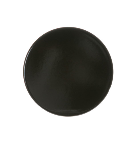 Gas range surface burner cap (black)