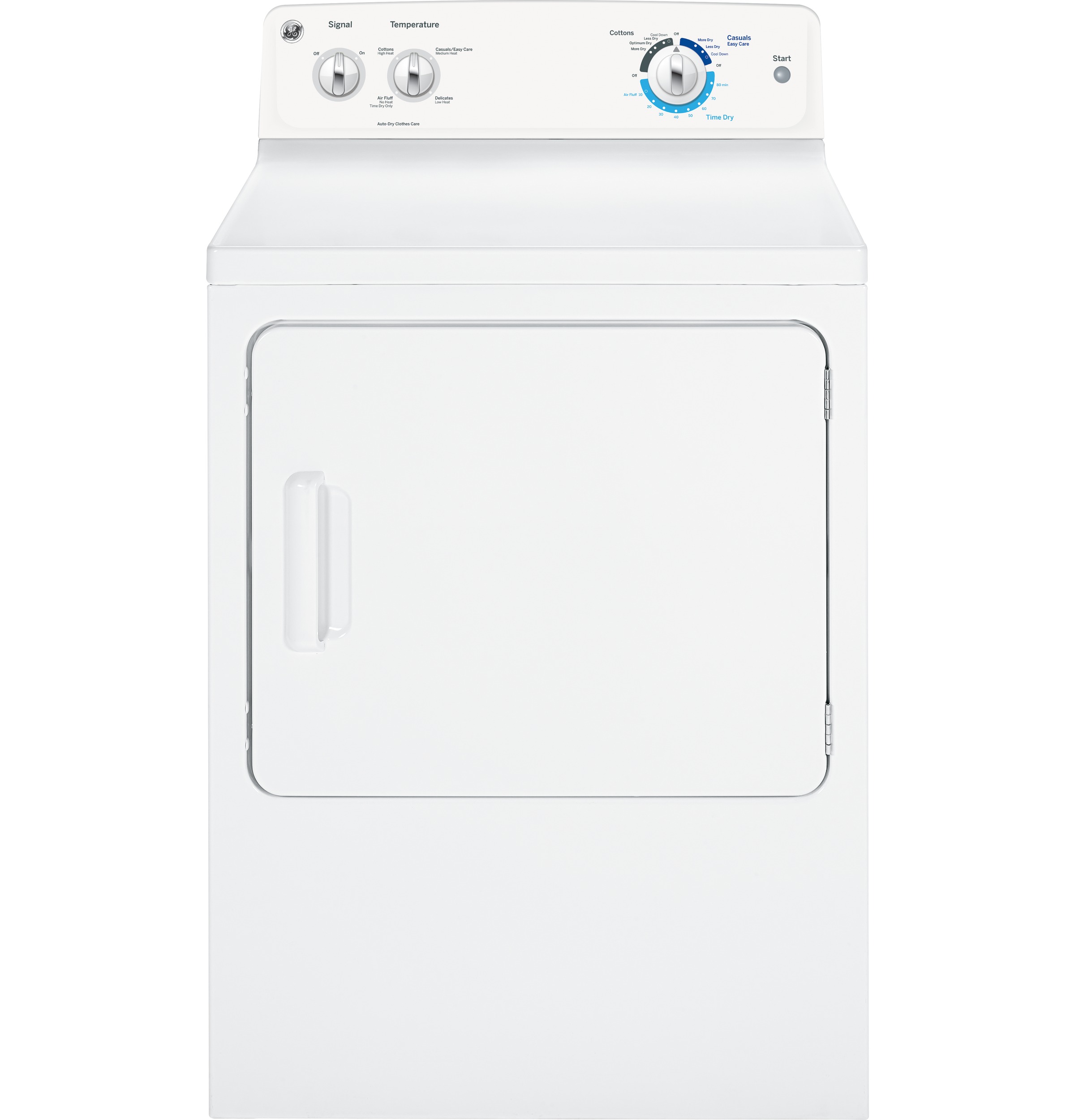 GE® 6.0 cu. ft. capacity Dura Drum electric dryer