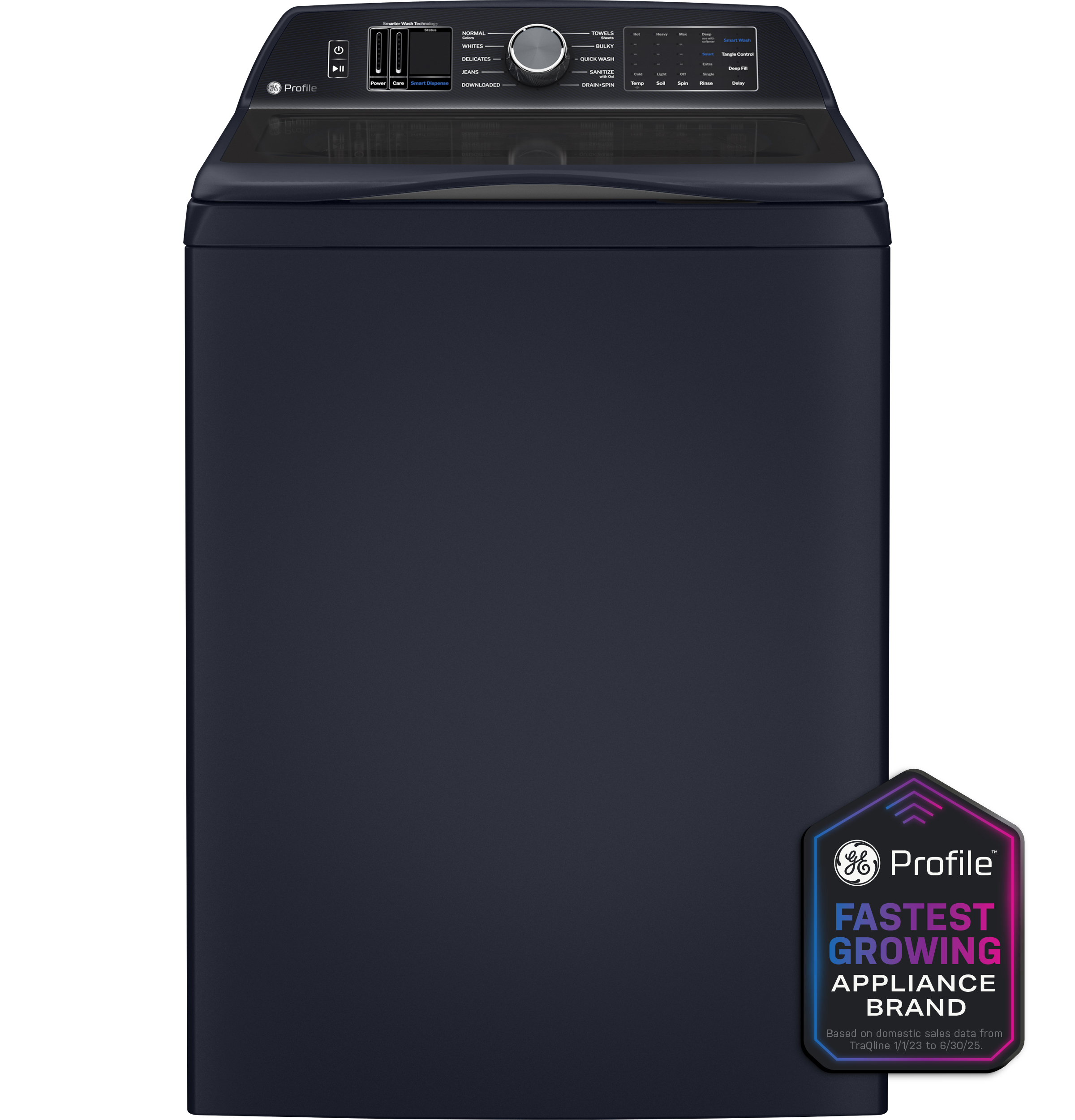 GE Profile™ ENERGY STAR® 5.4 cu. ft. Capacity Washer with Smarter Wash Technology and Adaptive SmartDispense