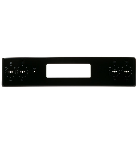 CONTROL PANEL TRIM & BRACKETS - BLACK