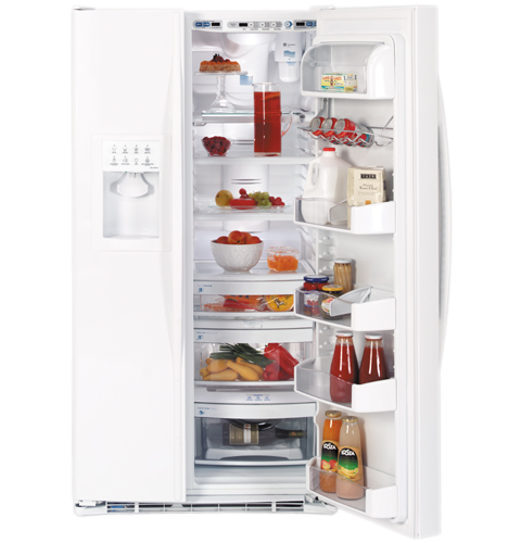 GE Profile™ ENERGY STAR® 25.5 Cu. Ft. Side-by-Side Refrigerator with Dispenser