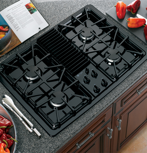 GE Profile™ Built-In Downdraft Gas Modular Cooktop
