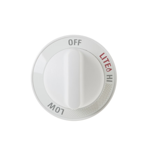 Gas Range Burner Knob White