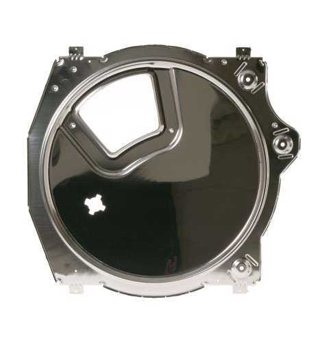 Dryer rear drum support