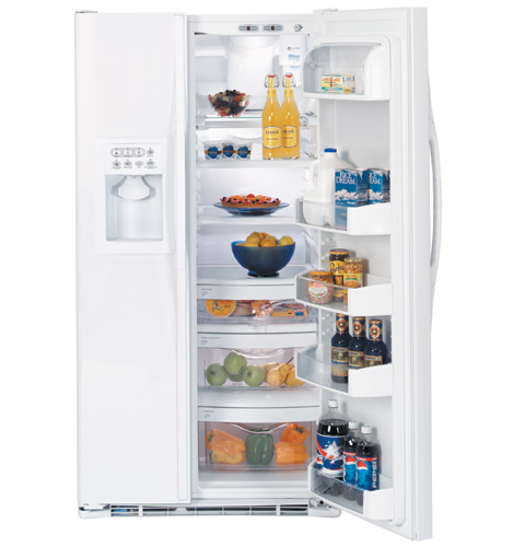 GE® 25.4 Cu. Ft. Side-By-Side Refrigerator with Dispenser