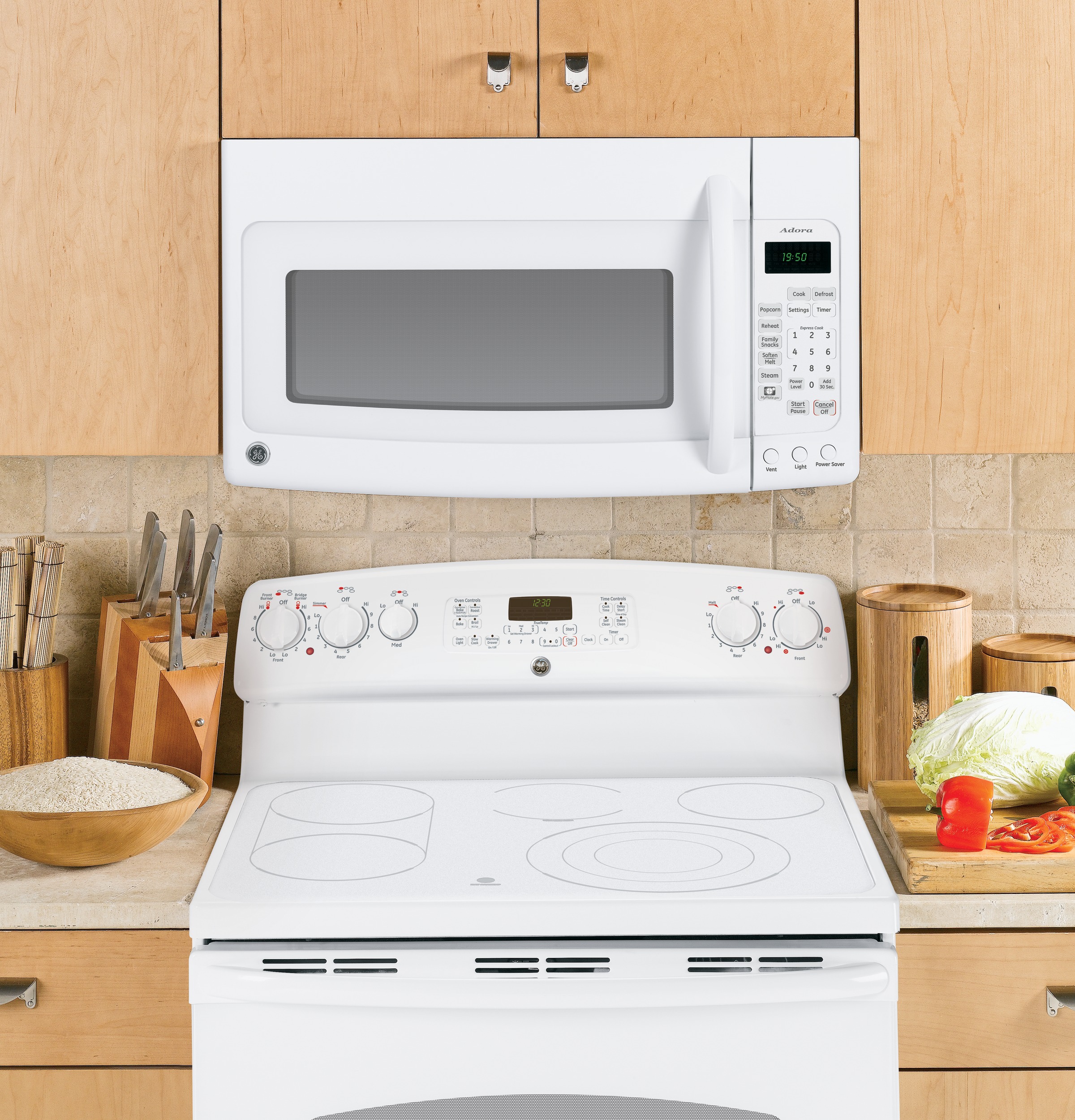 Adora series by GE Spacemaker® 1.9 Over-the-Range Microwave Oven