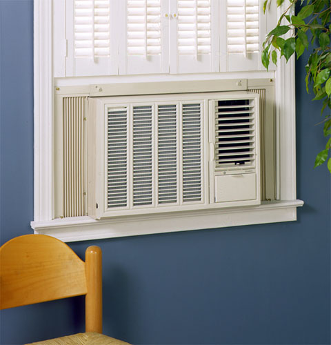 GE® Deluxe 230/208 Volt Room Air Conditioner Window Unit (12,000/11,800 BTUH)