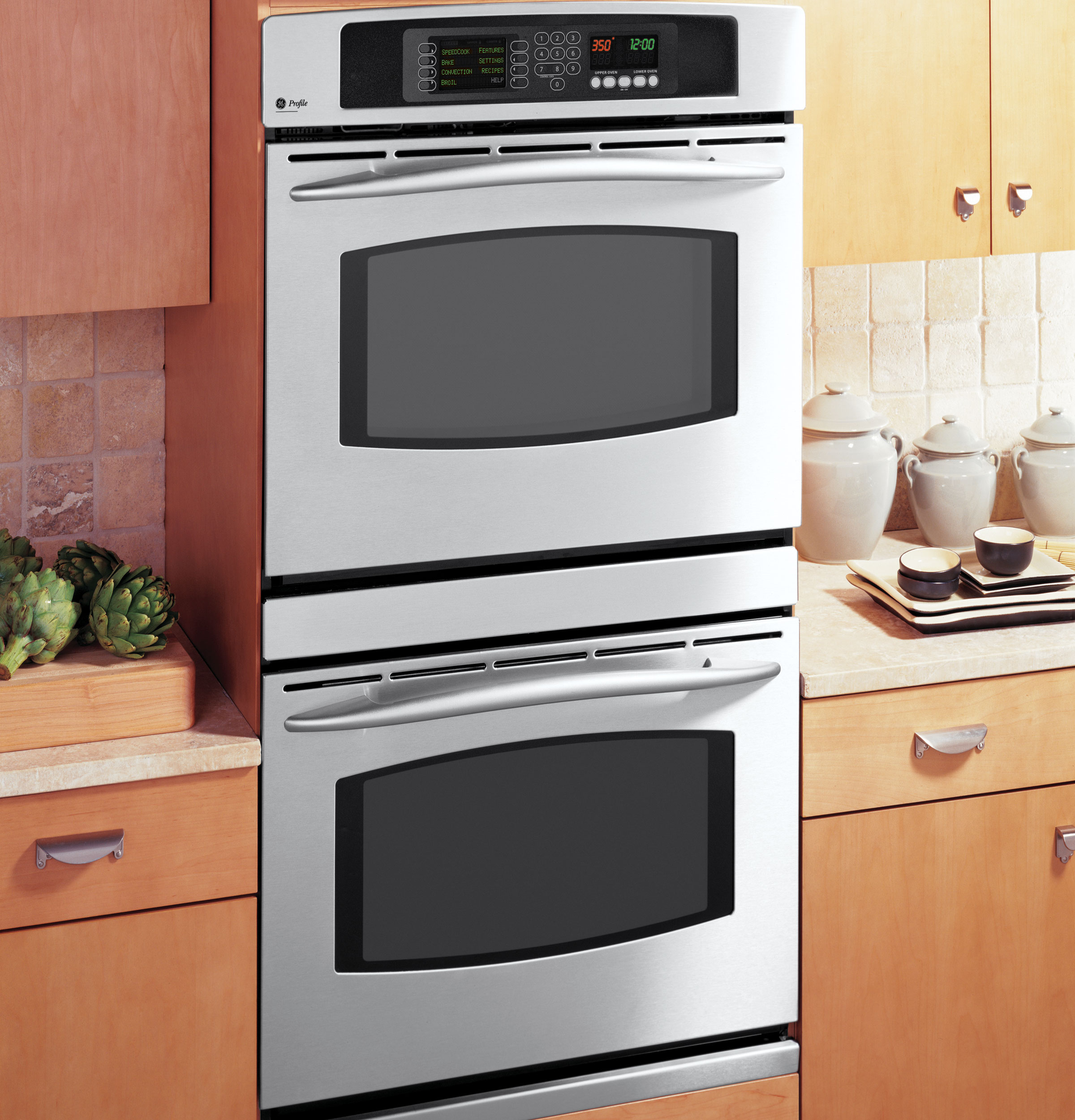 GE Profile Built-In Double Oven with Trivection® Technology