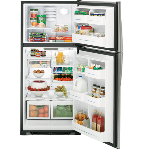 GE Profile™ 17.9 Cu. Ft. Stainless Top-Freezer Refrigerator