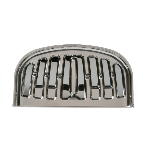 Refrigerator Recessed Stainless Steel Look Grille