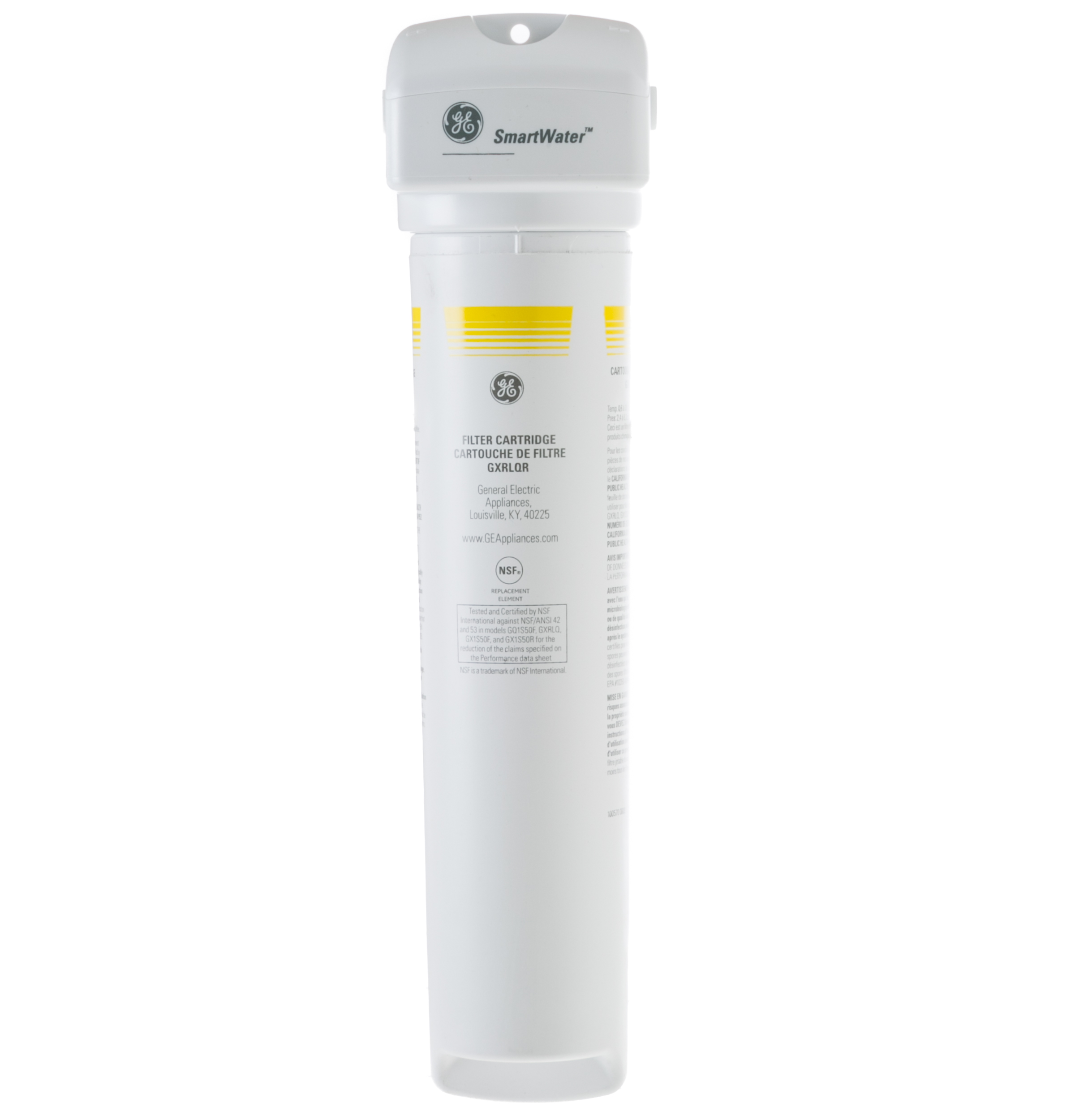 IN-LINE WATER FILTRATION SYSTEM, FOR REFRIGERATORS OR ICEMAKERS — Model #: GXRLQ