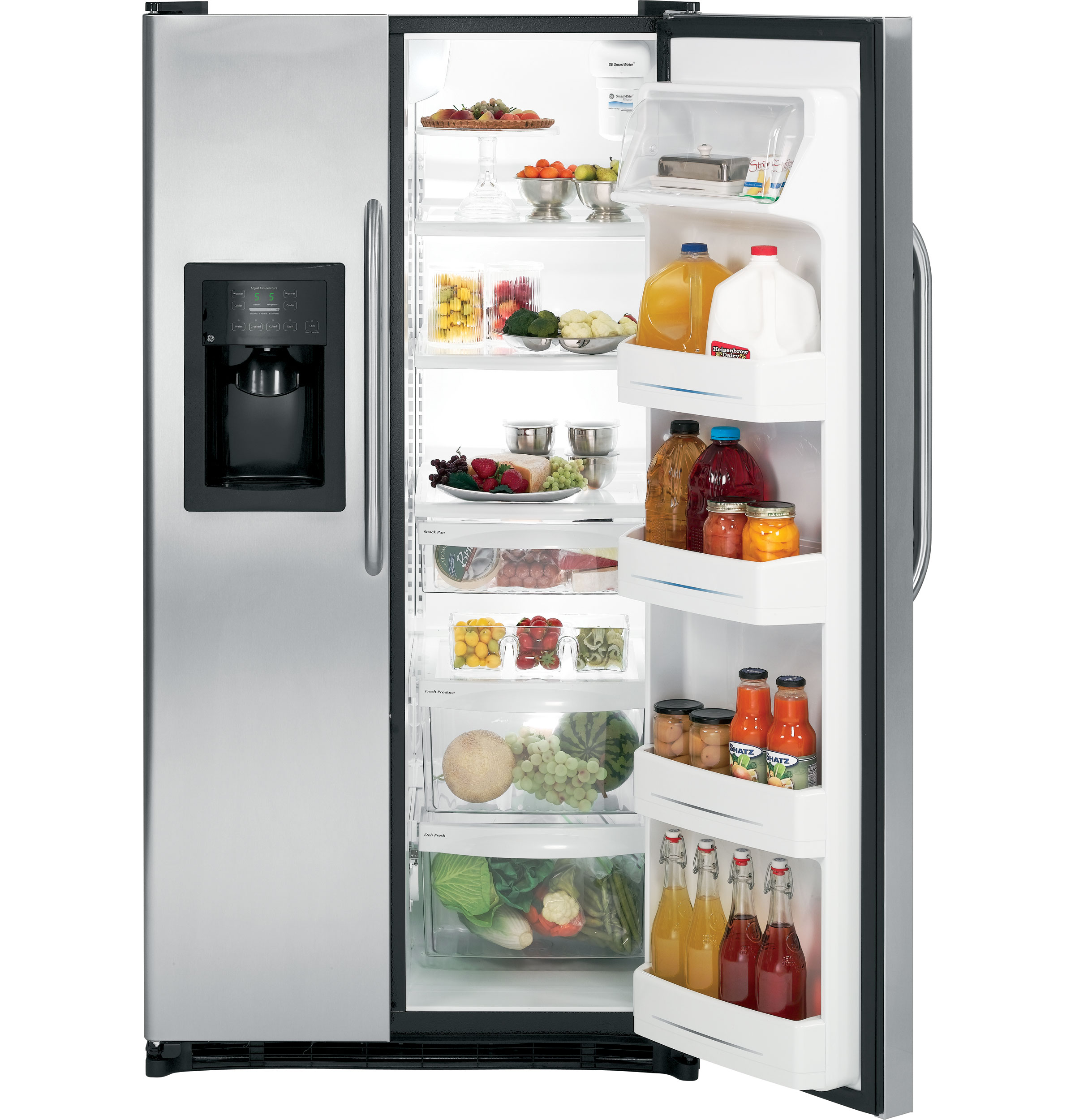 GE® ENERGY STAR® 22.1 Cu. Ft. Side-By-Side Refrigerator with Dispenser