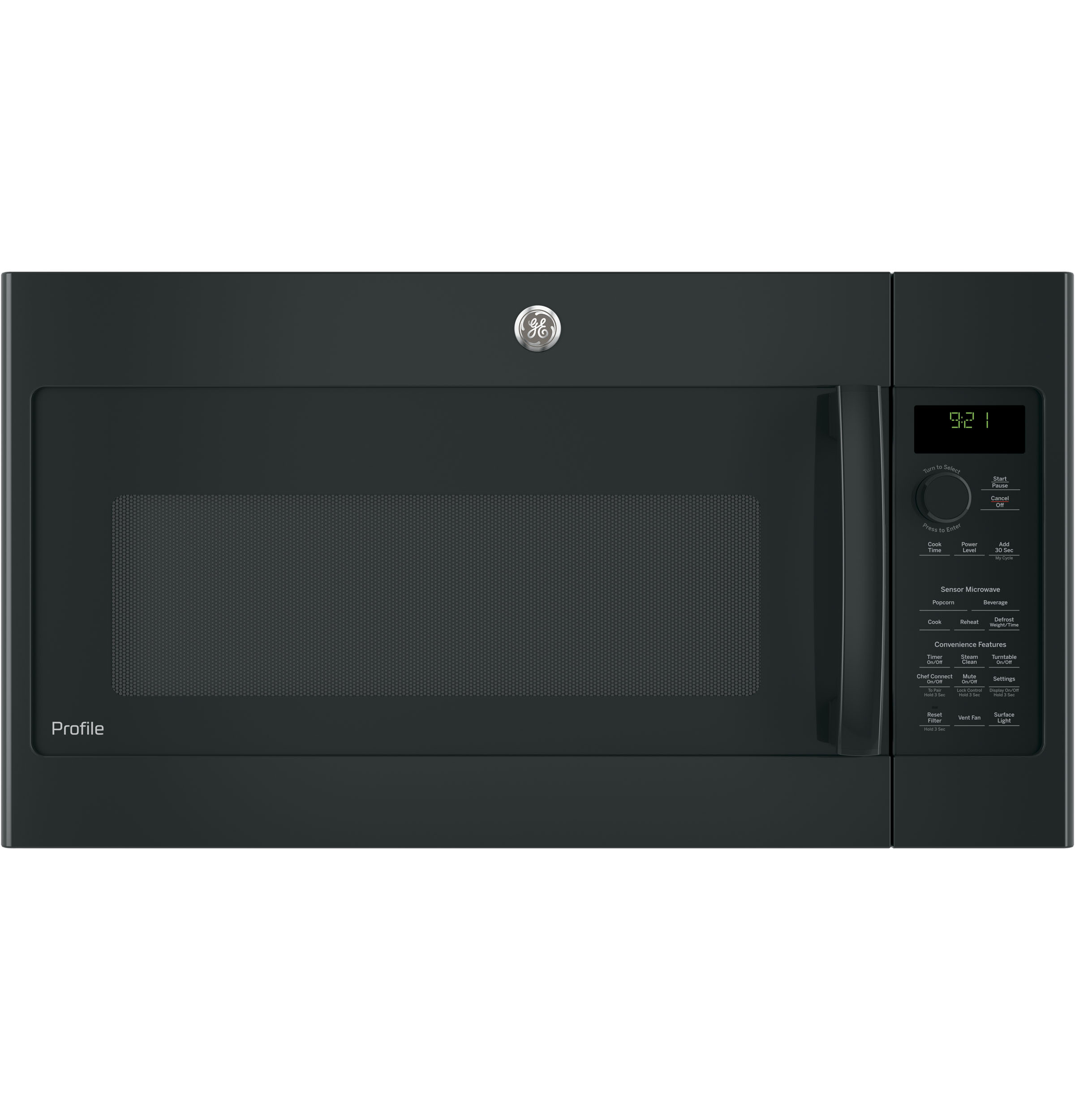 GE Profile™ Series 2.1 Cu. Ft. Over-the-Range Sensor Microwave Oven
