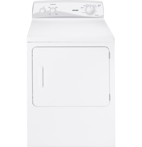 Hotpoint® 6.8 cu. ft. capacity Dura Drum gas dryer