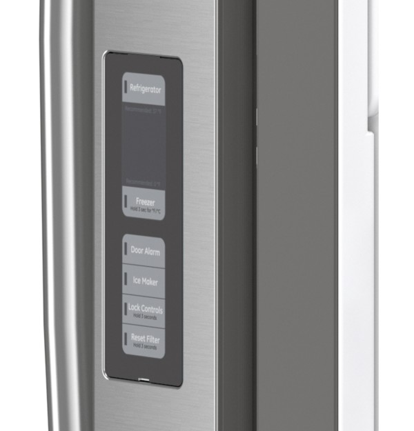 Internal controls with actual-temperature setting display