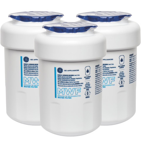 GE® MWF™ REFRIGERATOR WATER FILTER 3-PACK