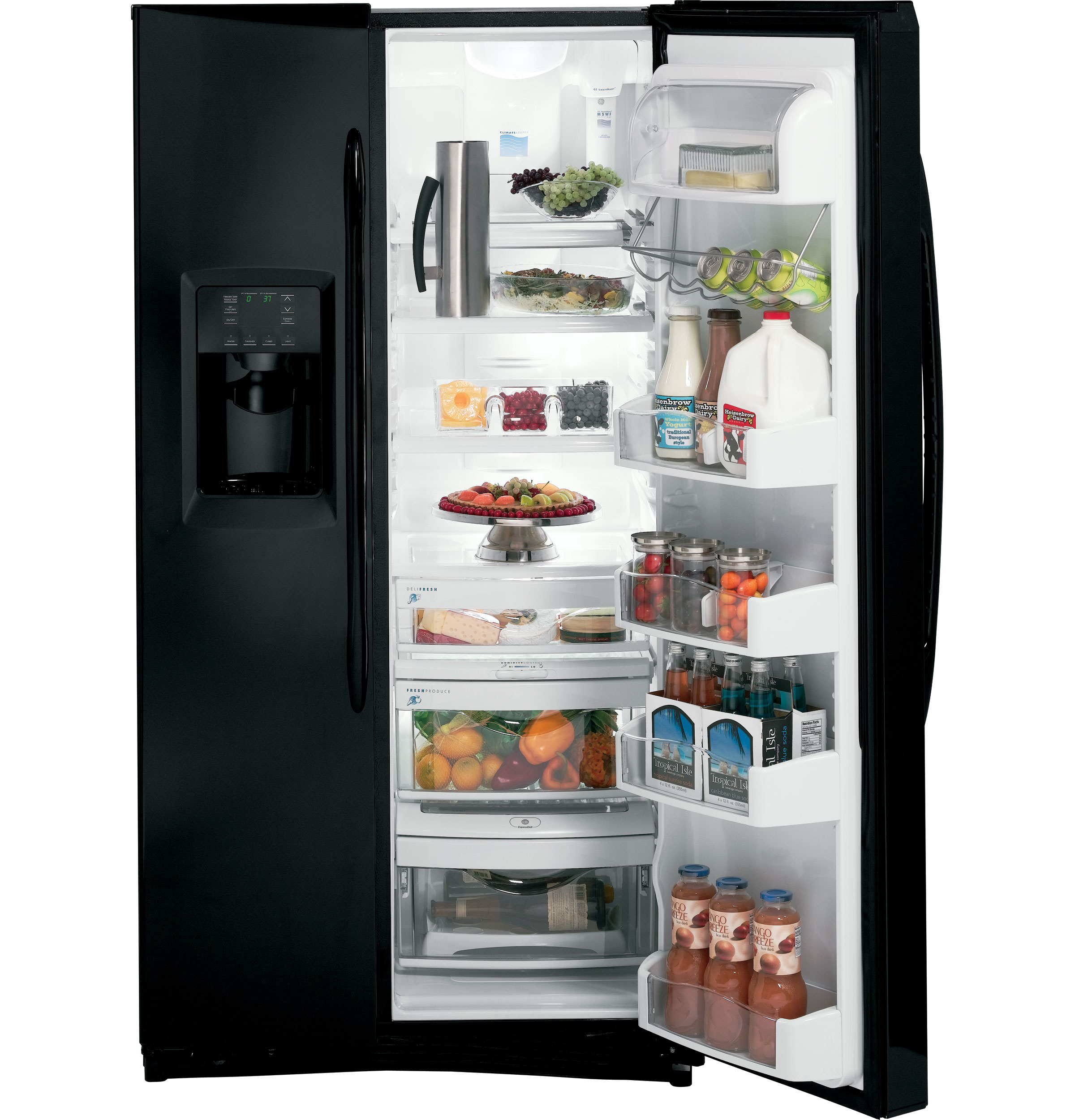 GE Profile™ ENERGY STAR® 25.6 Cu. Ft. Side-By-Side Refrigerator with Dispenser