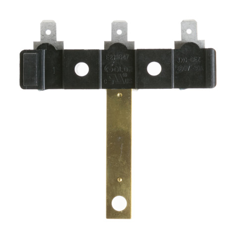 Clothes dryer power terminal block