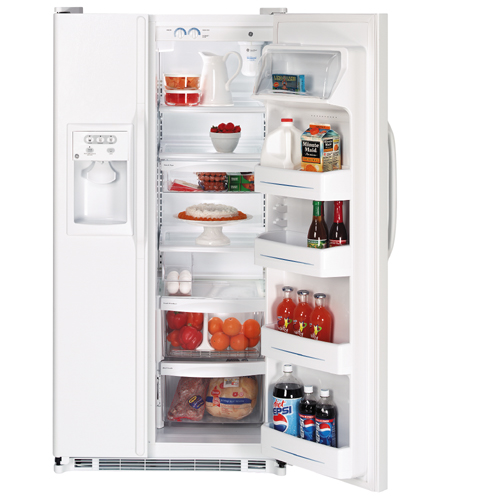 GE® 21.8 Cu. Ft. Side-By-Side Refrigerator with Dispenser