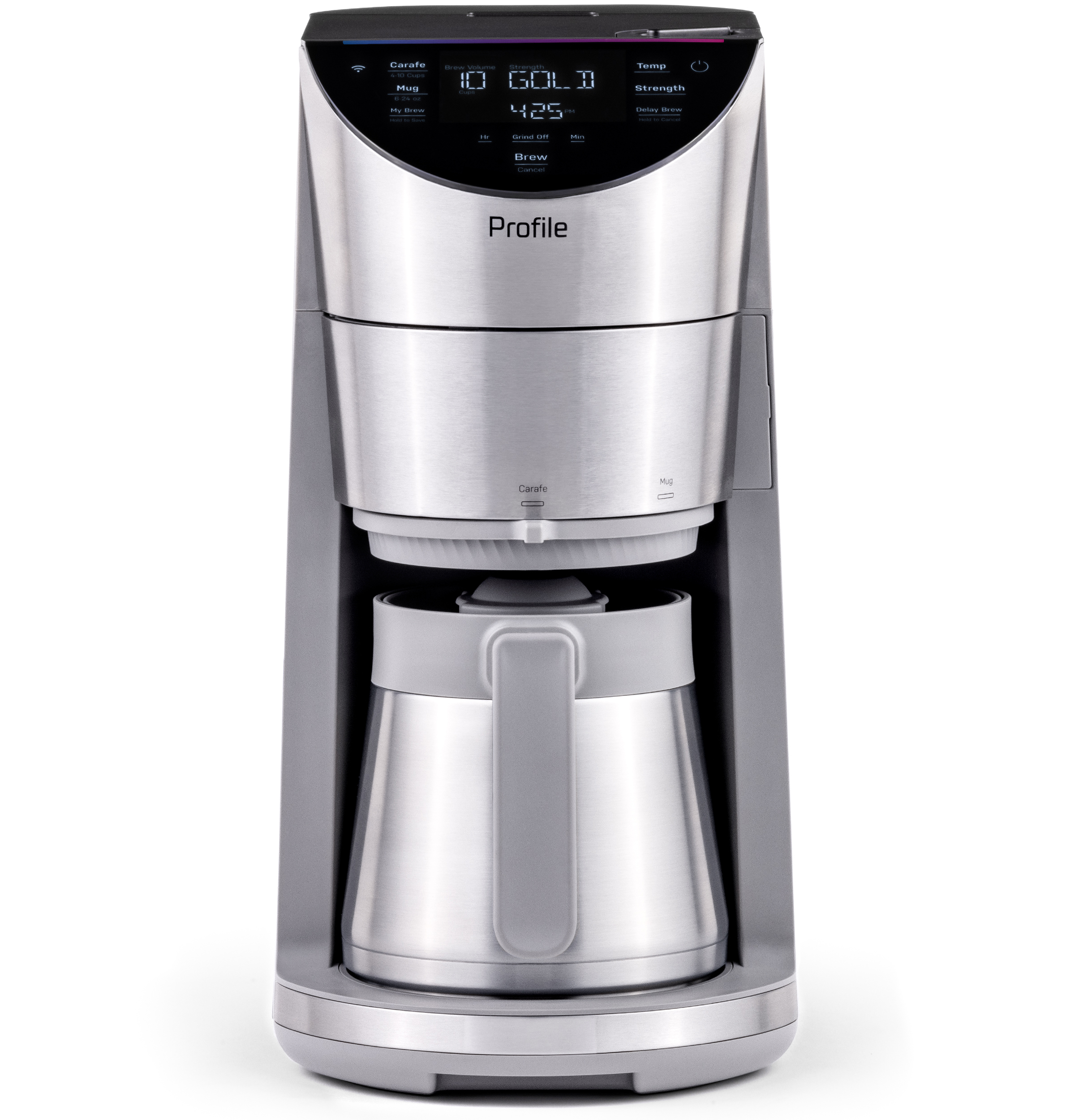 GE Profile™ Smart Grind and Brew Coffee Maker with Podless Single Serve