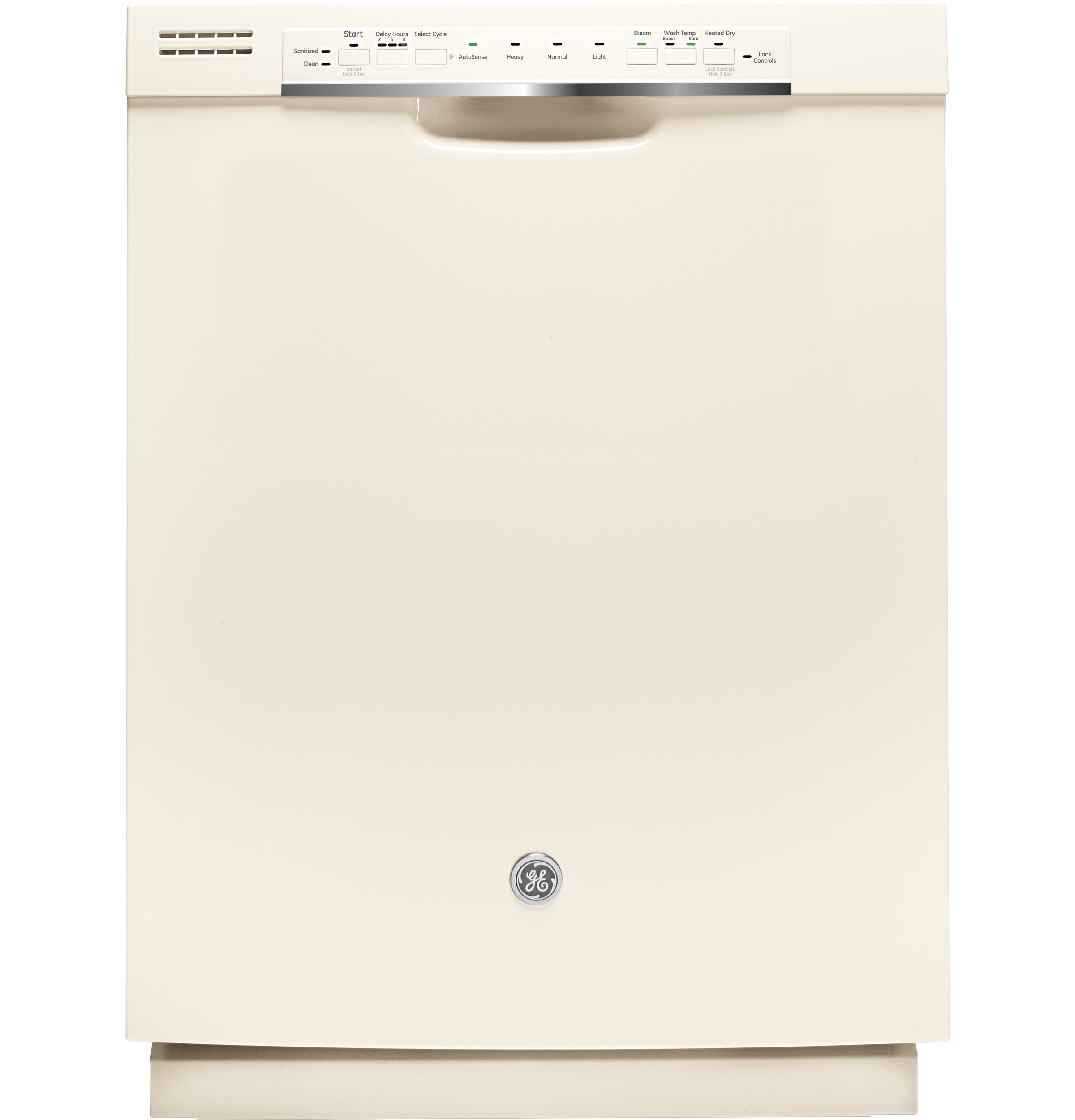 GE® Stainless Steel Interior Dishwasher with Front Controls