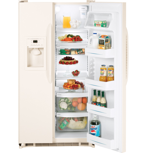 GE® 25.0 Cu. Ft. Side-By-Side Refrigerator with Dispenser