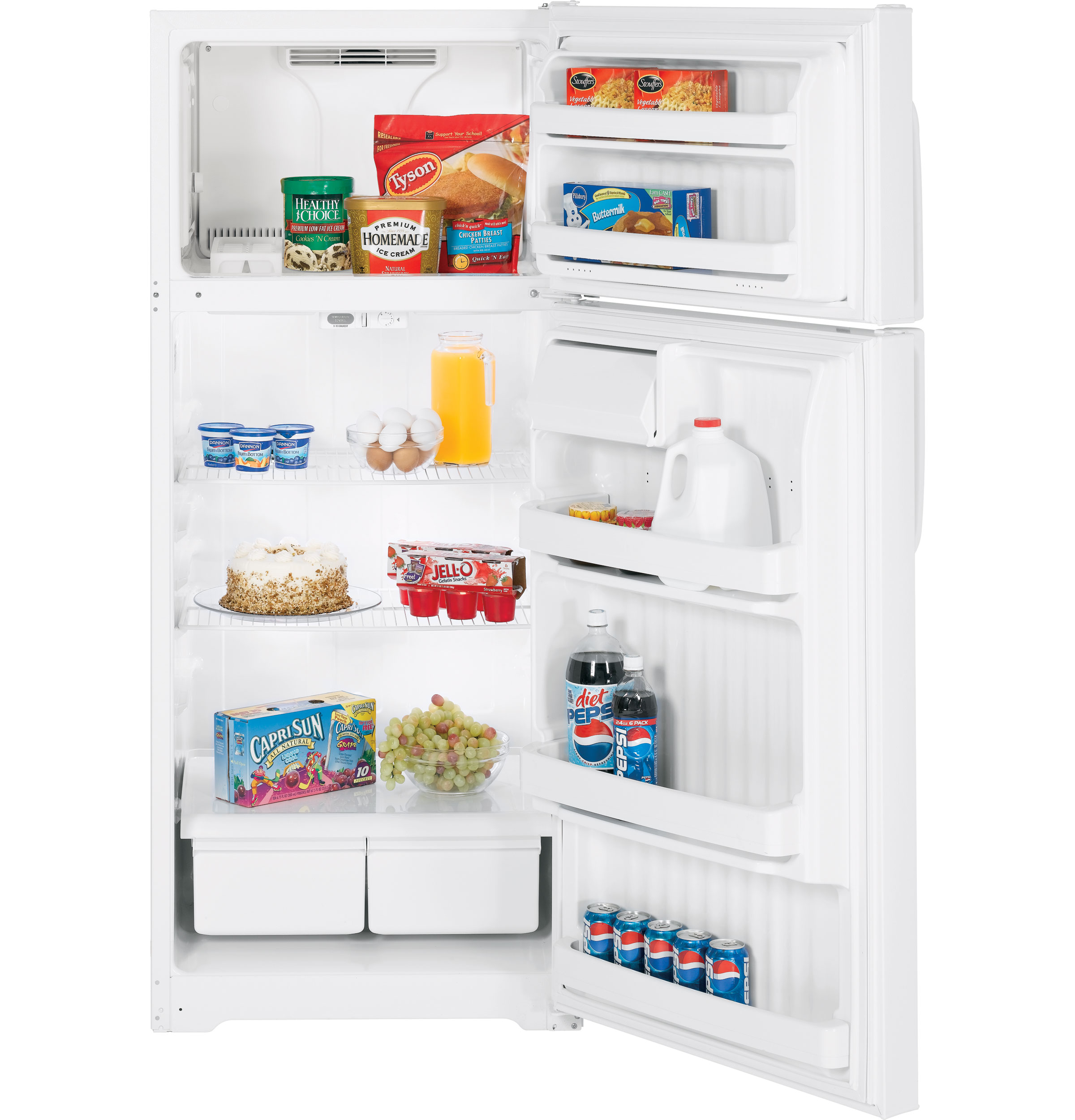 GE® 18.1 Cu. Ft. Top-Freezer Refrigerator
