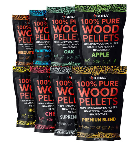 Kona Wood Pellets All Variety Pack - (Set of 8)