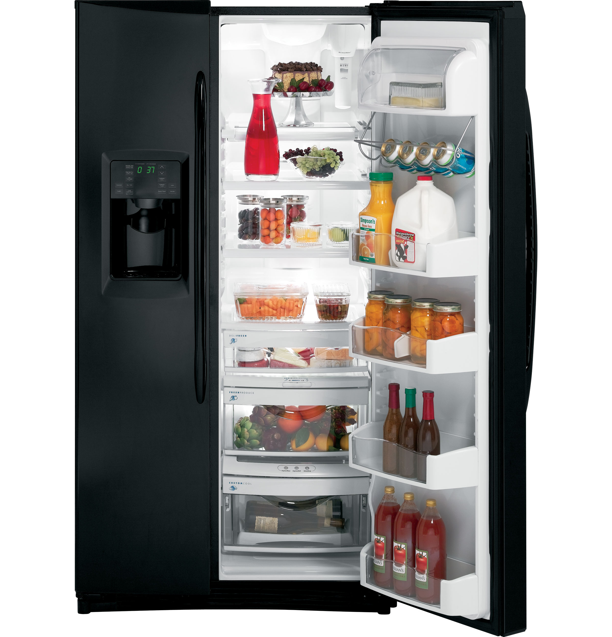 GE® ENERGY STAR® 25.5 Cu. Ft. Side-By-Side Refrigerator with Dispenser