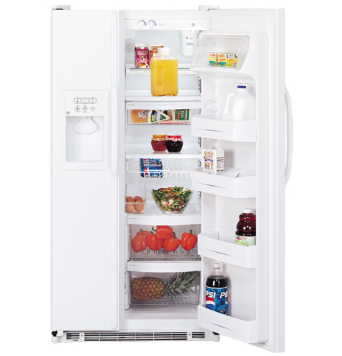 GE® 21.8 Cu. Ft. Side-By-Side Refrigerator with Dispenser