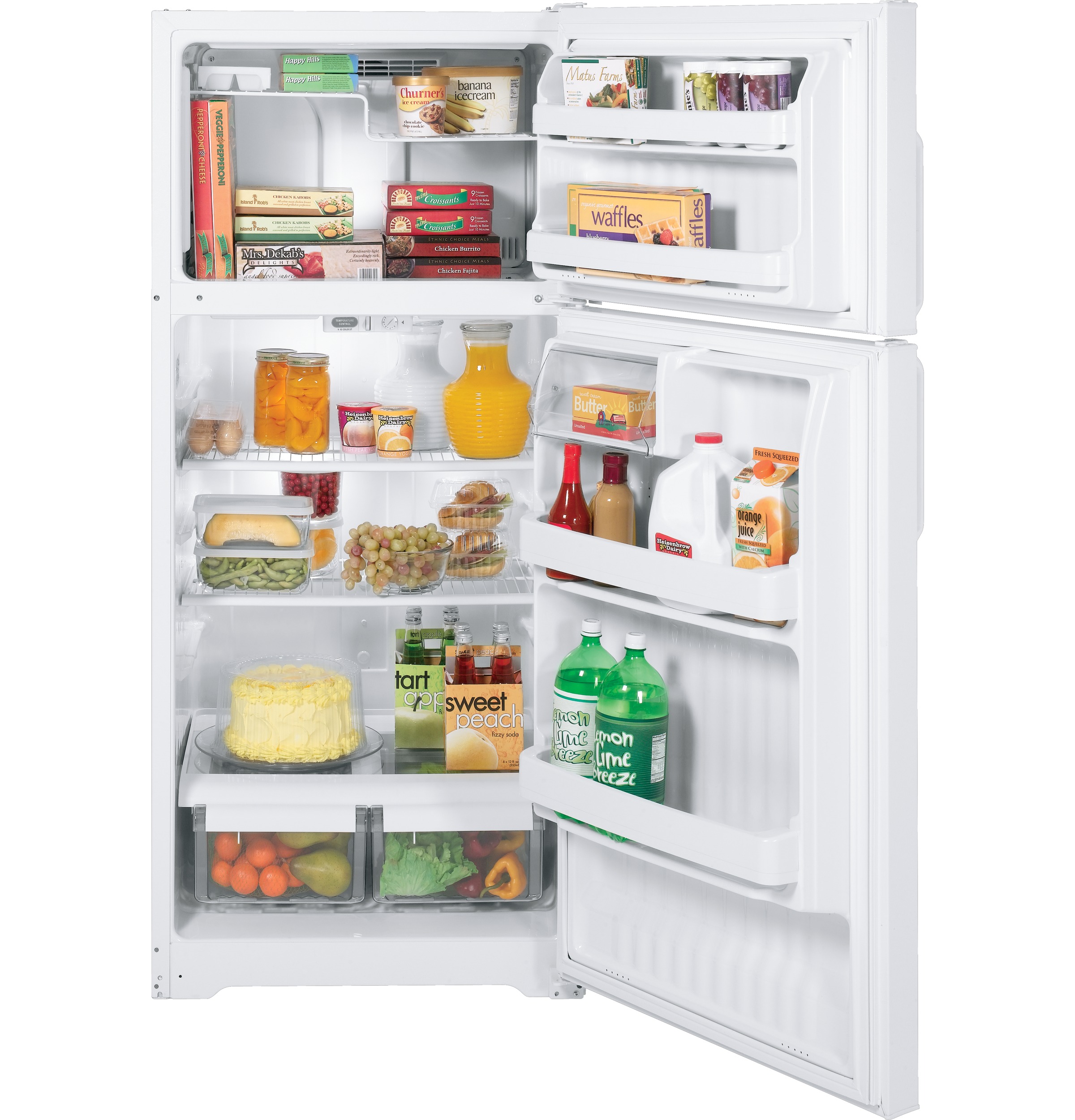 GE® ENERGY STAR® 16.5 Cu. Ft. Top-Freezer Refrigerator
