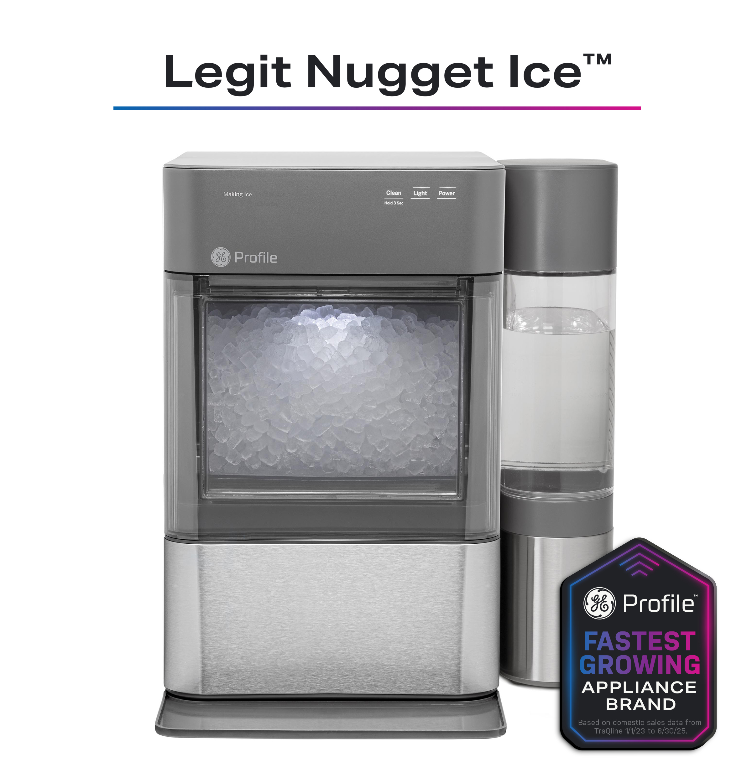 GE Profile™ Opal™ 2.0 Nugget Ice Maker with 1 gallon XL side tank