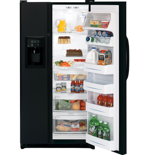 GE® 25.4 Cu. Ft. Capacity Side-By-Side Refrigerator with Dispenser