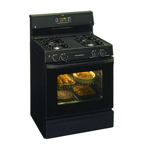 GE, FS Cooker, Gas, Pyrolytic, 4 Burner