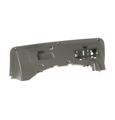Dryer back panel assembly