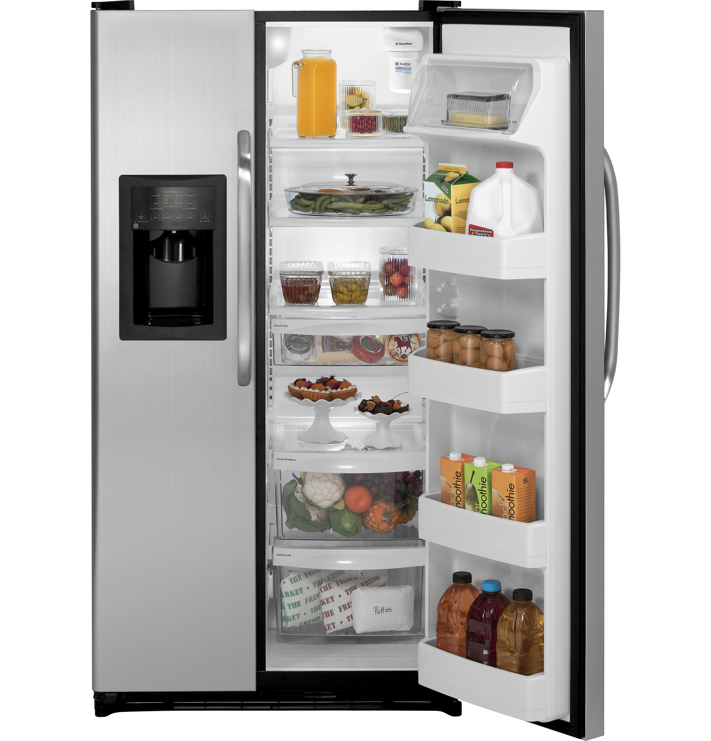 GE® ENERGY STAR® 21.9 Cu. Ft. Side-By-Side Refrigerator with Dispenser