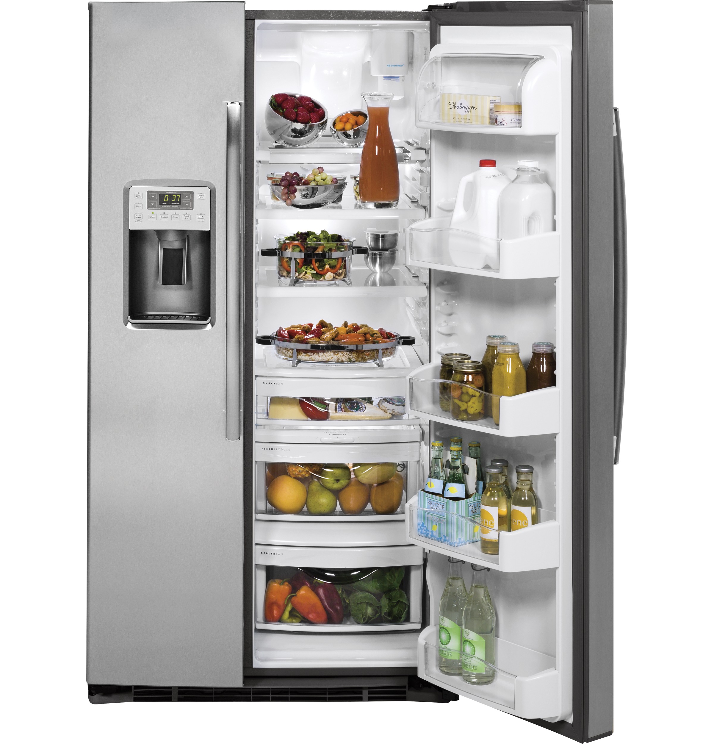 GE Profile™ Series ENERGY STAR® 25.3 Cu. Ft. Side-by-Side Refrigerator