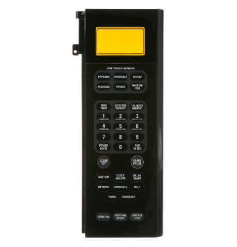MICROWAVE CONTROL PANEL - BLACK