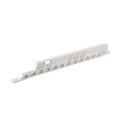 Refrigerator snack pan rail - left