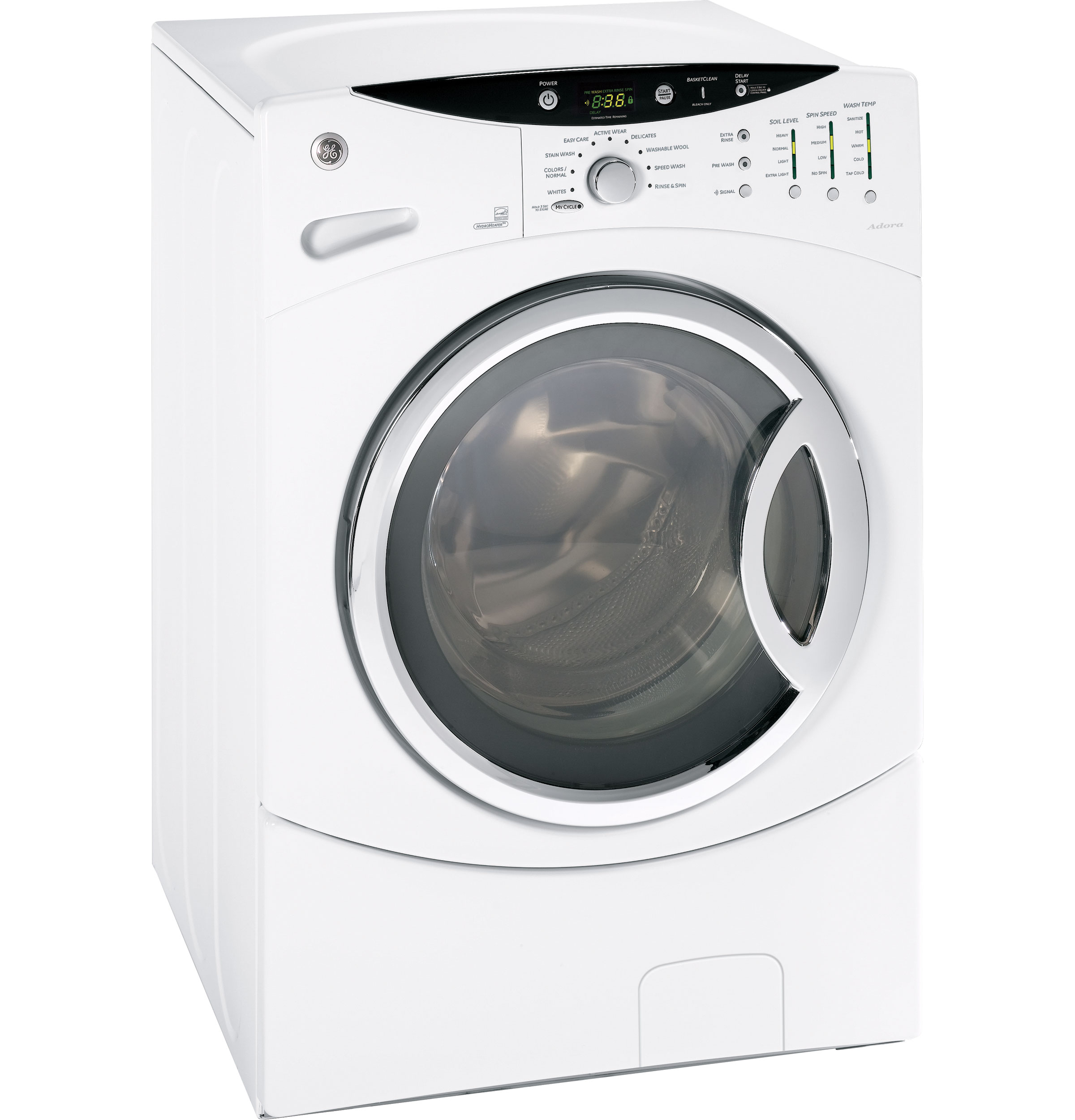 GE Adora™ ENERGY STAR® 4.0 IEC Cu. Ft. King-size Capacity Frontload Washer with Stainless Steel Basket