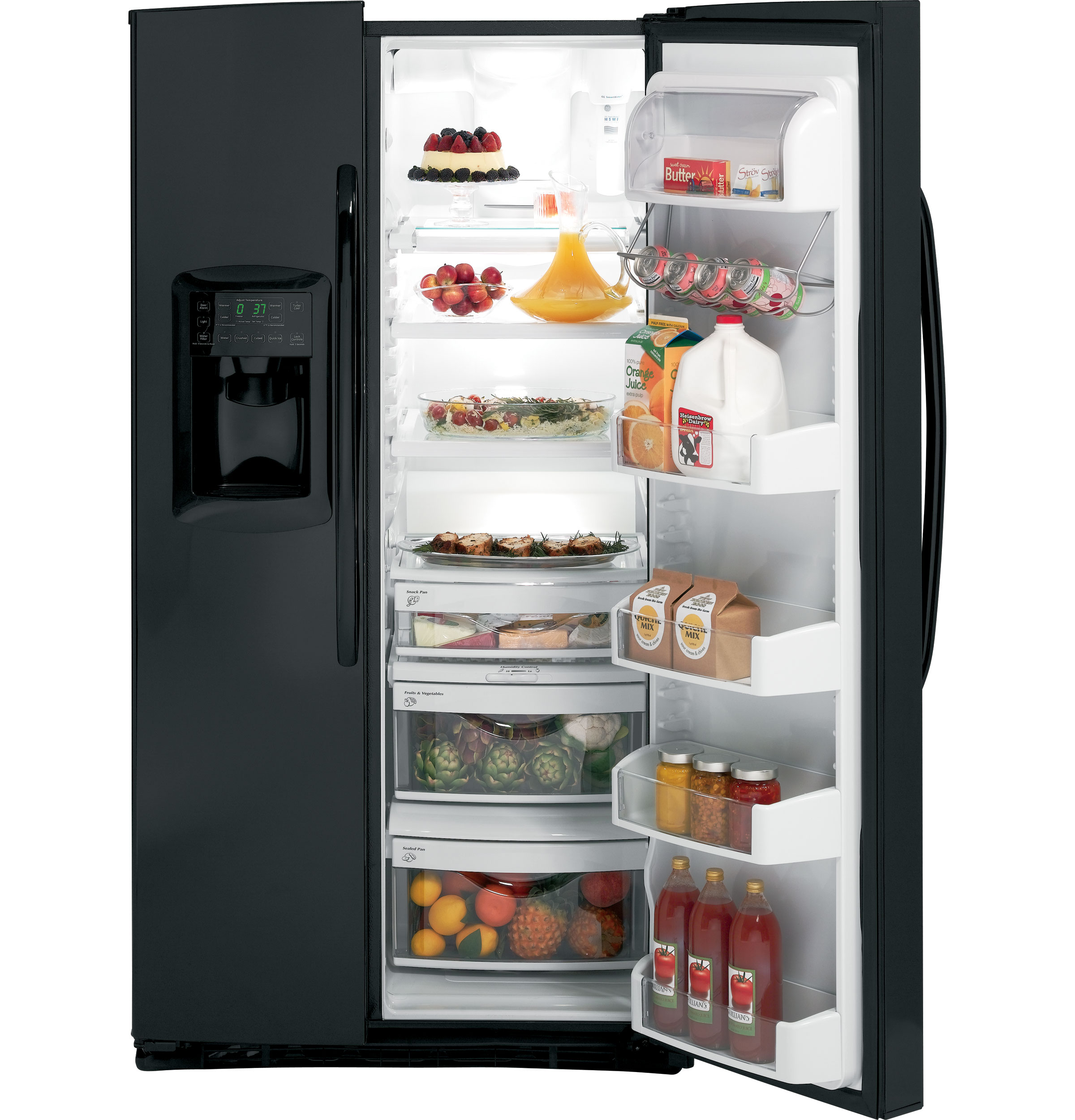 GE® ENERGY STAR® 25.4 Cu. Ft. Side-By-Side Refrigerator with Dispenser