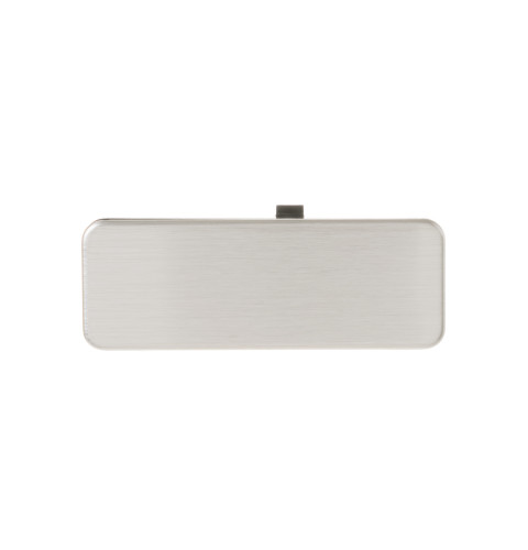 MICROWAVE DOOR BUTTON  - STAINLESS STEEL LOOK