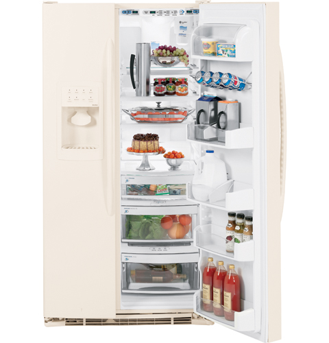 GE Profile™ ENERGY STAR® 25.5 Cu. Ft. Side-by-Side Refrigerator with Integrated Dispenser