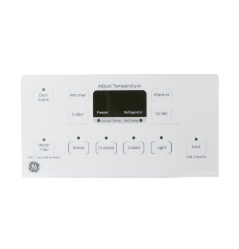 Refrigerator Dispenser Interface Assembly - White